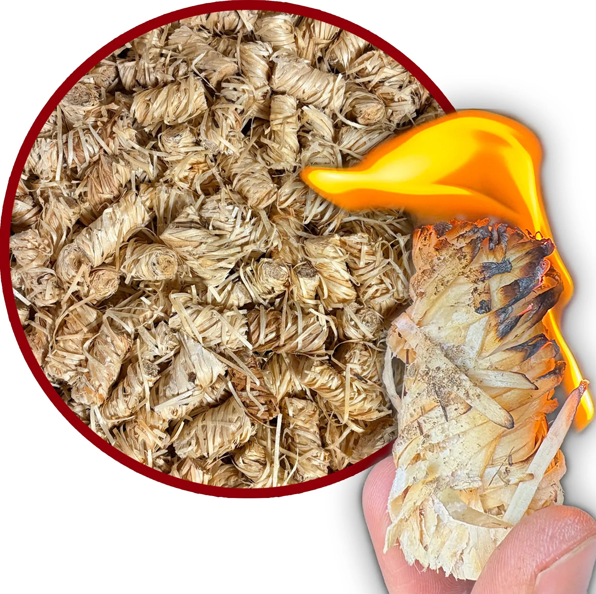 Aanmaakwokkel brandt goed